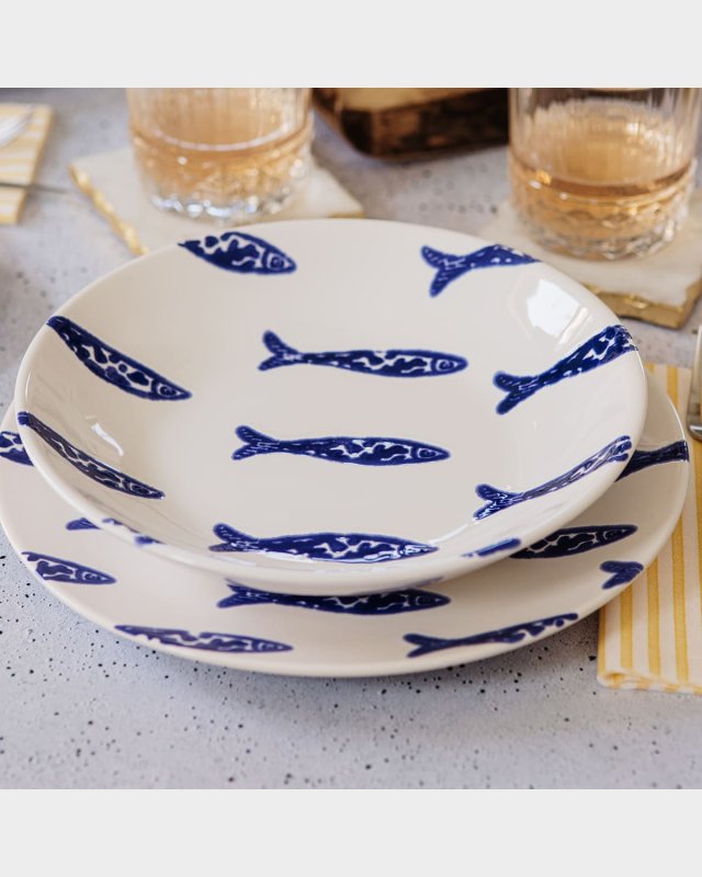 Santorini Minnows Pasta Bowl